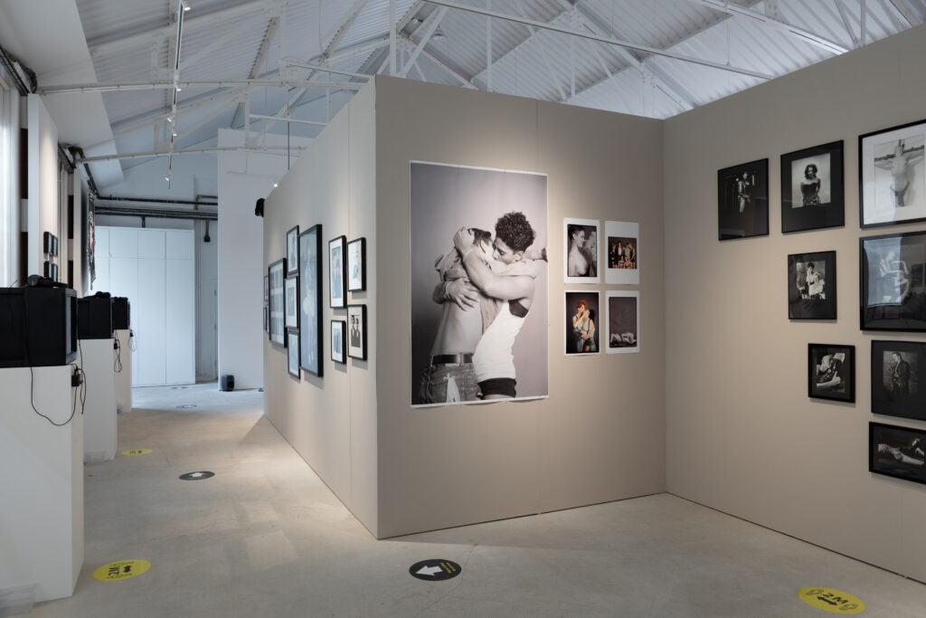 Rebel Dykes - Wide shot ft. works by (left to right) - Del La Grace Volcano, Anne Marie Le Ble, Jessica Tanzer, Dixie Thomas