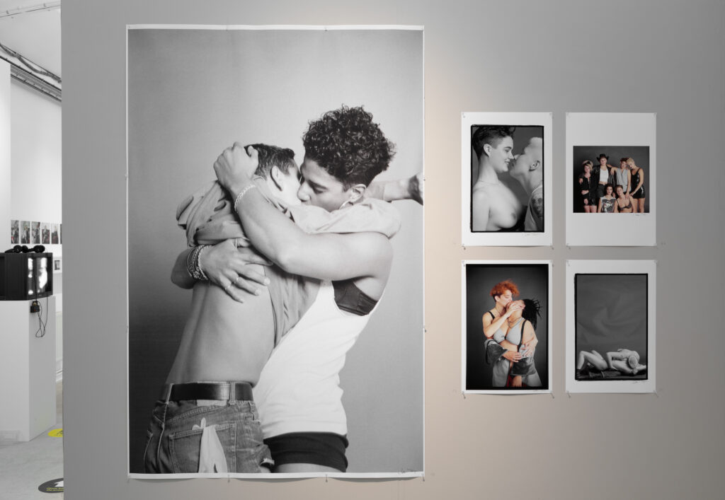 Rebel Dykes - Install shot of works by Jessica Tanzer