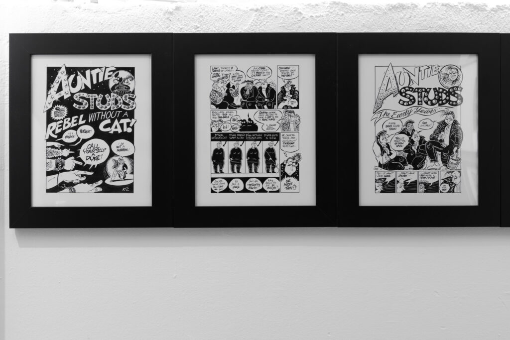 Rebel Dykes - Auntie Studs, works by Kate Charlesworth